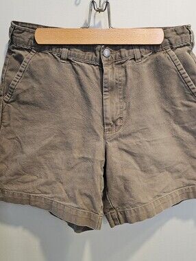 Patagonia Men's Hiking Khaki Organic Cotton Shorts In Size 33